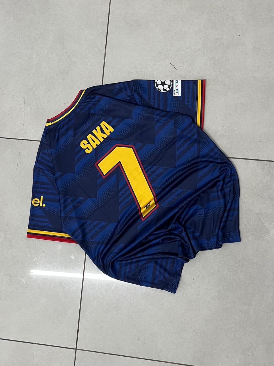 Arsenal Saka #7 Away Jersey | Embroidery | 90 Plus