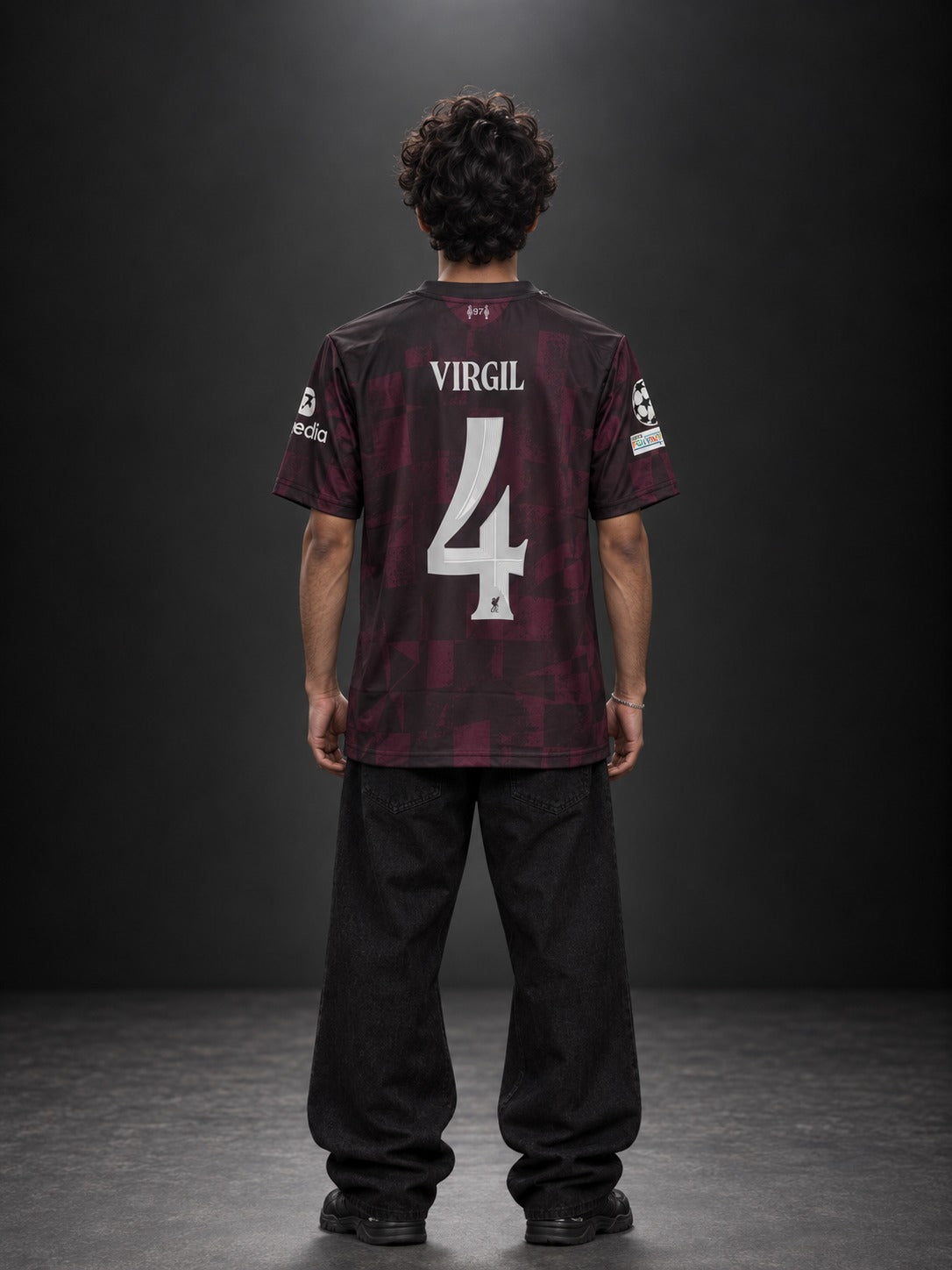 Liverpool Virgil Van Dijk #4 Away Jersey | Sublimation | 90 Plus