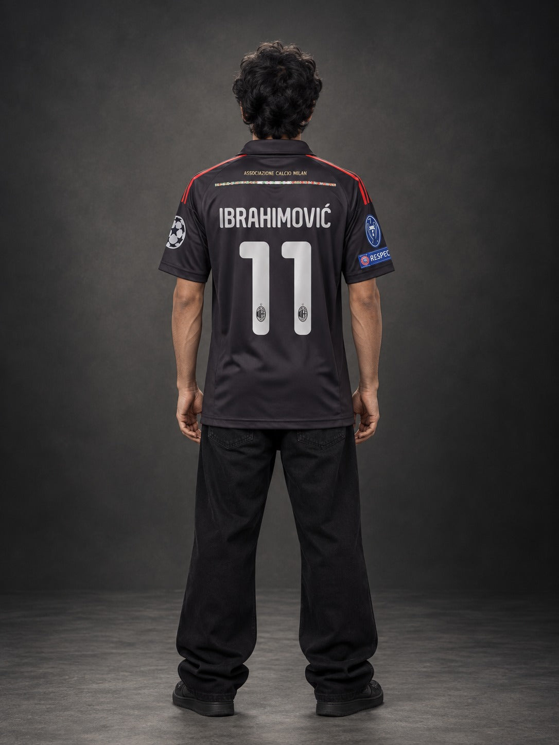 AC Milan Ibrahimović #11 Retro Jersey | Embroidery | 90 Plus