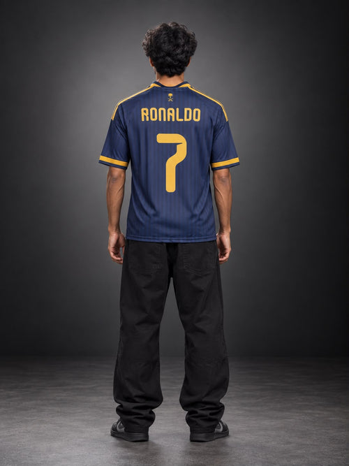 Al-Nassr Ronaldo #7 Away Jersey | Sublimation | 90 Plus