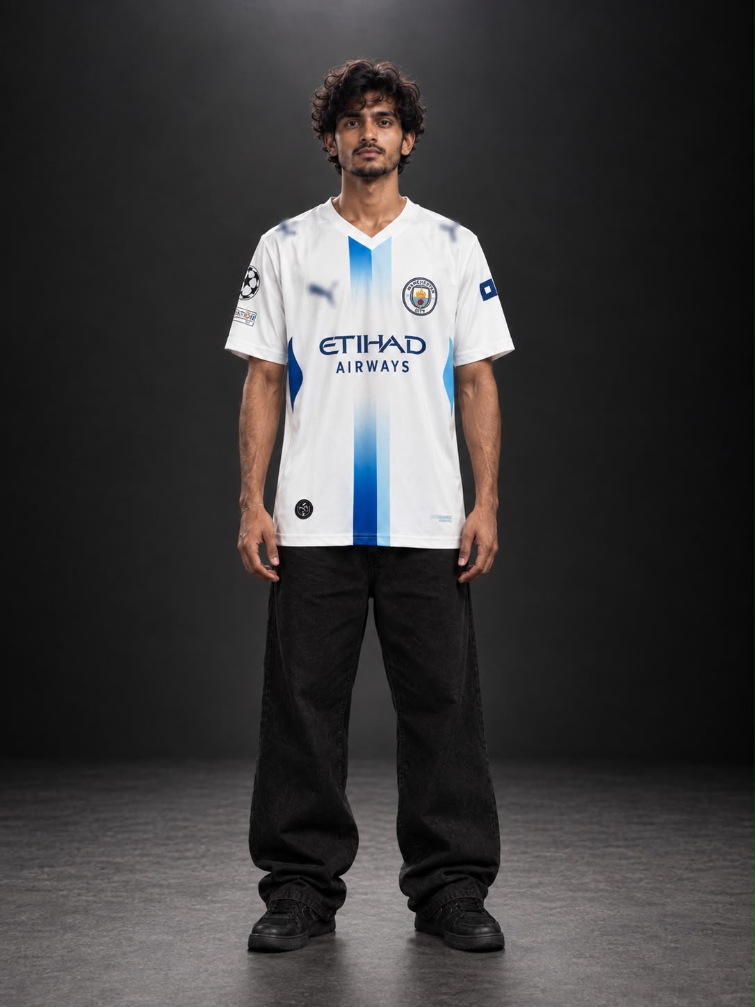 Manchester City Cherki 10 Away Jersey | Sublimation | 90 Plus